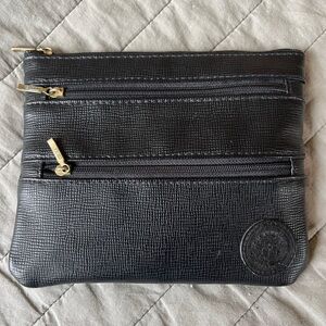 Gianfranco Ferre Black Leather Little Bag